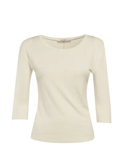 Pre-owned Max Mara Crew Neck T-shirt In Neutral