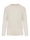 Max Mara Crewneck Long-sleeved Jumper In Sand