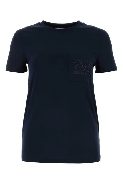 Max Mara Crewneck Short In Blue