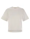 Max Mara Estella Cotton T-shirt In White