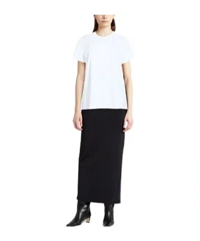 Max Mara Crew-neck Short-sleeve T-shirt In Black