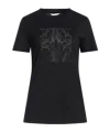 Max Mara Crew-neck Short-sleeve T-shirt In Black