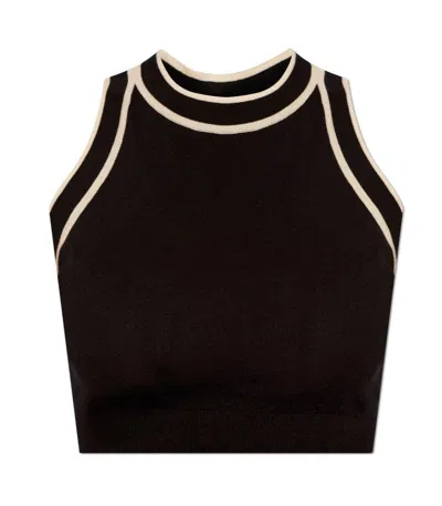 MAX MARA CREWNECK SLEEVELESS TOP