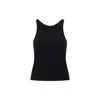 Max Mara Navy Alfeo Tank Top In Blu