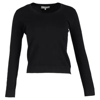 Max Mara Crewneck Sweater In Black Wool