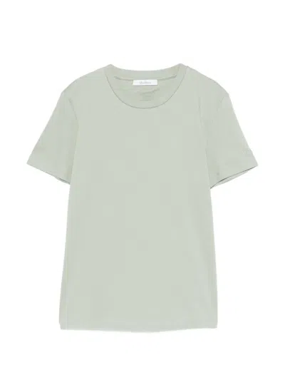 Max Mara Crew-neck T-shirt In Green