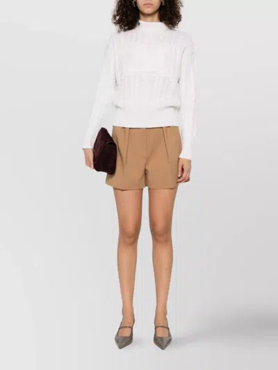 Max Mara Crewneck Wool And Cashmere Jumper In Multi