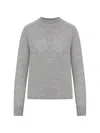 Max Mara Crew-neck Wool Fine-knit Top In Pattern