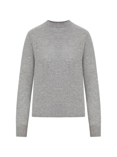 Max Mara Crew-neck Wool Fine-knit Top In Pattern