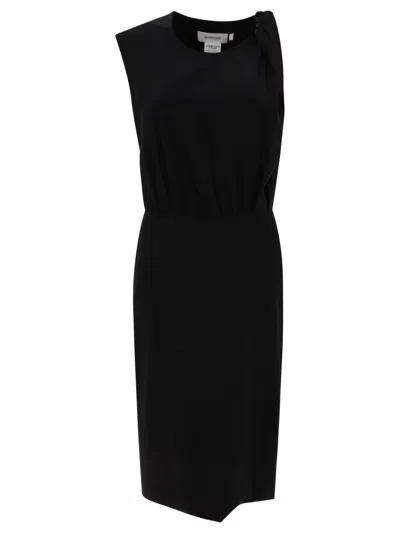 Max Mara "cris" Sleeveless Torchon Dress In Black