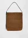 Max Mara Archetipo Shoulder Bag In Tobacco