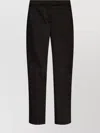 Max Mara Cropped Ankle Trousers Tapered Hem In Black