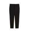 Max Mara Jersey Trousers With Belt Loops And French Pockets In Black