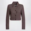 Max Mara Belted Jacket With Buttoned Cuffs And Epaulettes