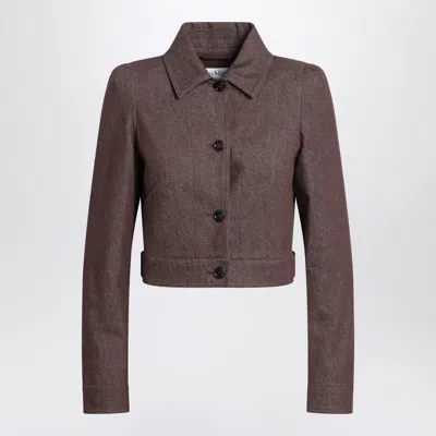 MAX MARA MAX MARA CROPPED DENIM-EFFECT JACKET