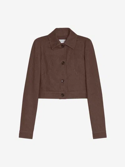 MAX MARA MAX MARA CROPPED DENIM JACKET