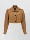 Max Mara Cropped Jacket With Chest Pocket