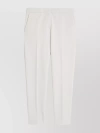 MAX MARA CROPPED LEG TROUSERS WITH FLAP AND ZIP