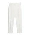 Max Mara Cropped Tailored Trousers In White