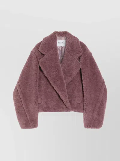 MAX MARA CROPPED TEDDY BEAR ICON COAT