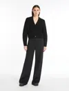 Max Mara Ginseng Single-breasted Blazer In Black