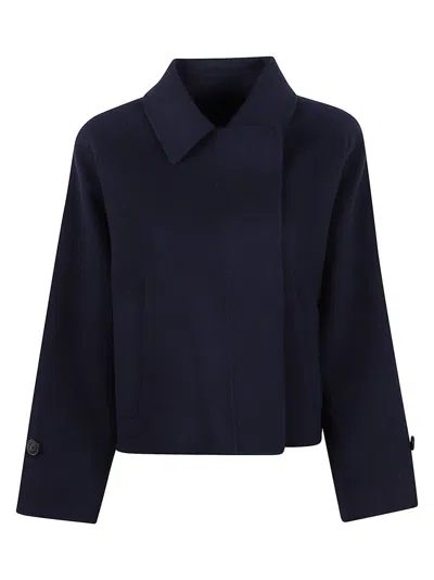 MAX MARA MAX MARA CROPPED WOOL JACKET WITH CLASSIC COLLAR