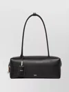 Max Mara Cross-body Satchel Folded Sides In Black