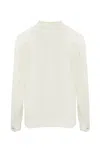 Max Mara Crotone Silk Scarf Blouse In White