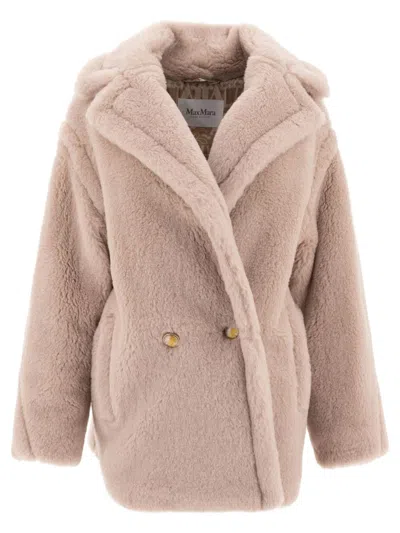 Max Mara "cuba" Coat In Pink