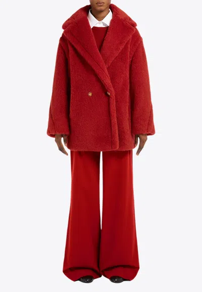 MAX MARA CUBA ICONIC TEDDY BEAR ALPACA AND WOOL COAT