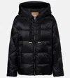 Max Mara Cube Line Quilted Down Jacket In Black