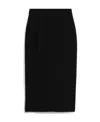 Max Mara Cuddy Fabric Tight Half Skirt In Black