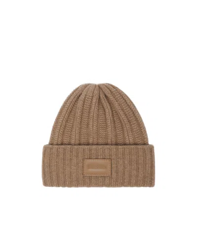 MAX MARA MAX MARA MACBETH LOGO PATCH BEANIE