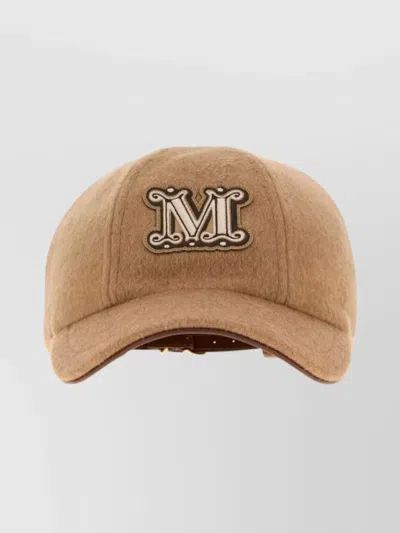 MAX MARA CURVED BRIM FEDORA INSPIRED BASEBALL HAT