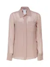 Max Mara Curved Hem Long-sleeved Shirt