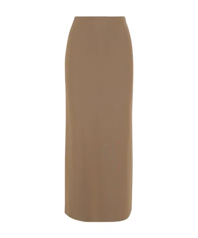 MAX MARA CURVED HEM SKIRT