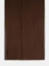 Max Mara 'curvone' Brown Wool Blend Scarf