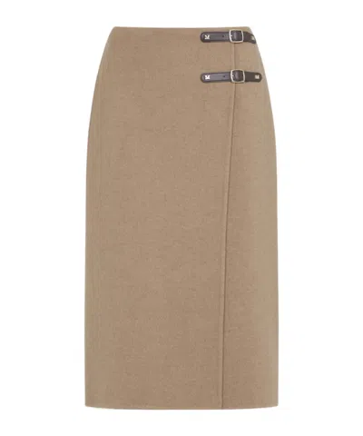 MAX MARA MAX MARA CURZIO BUCKLE DETAILED SKIRT