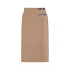 Max Mara Curzio Wool Pencil Skirt In Multi
