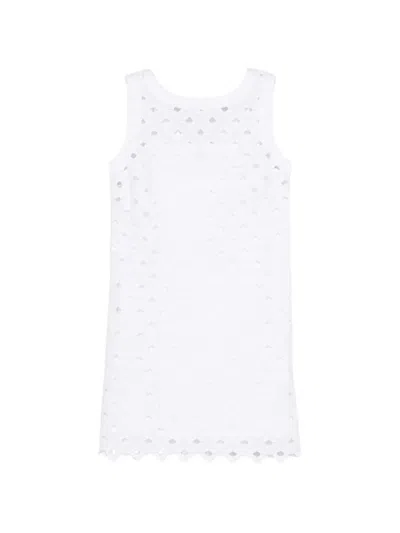Max Mara Cut Out Dress In Gray