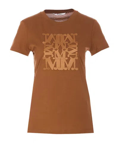 Max Mara D Want A T-shirt In Brown