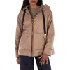 Max Mara Dali Hooded Padded Jacket In Yellow