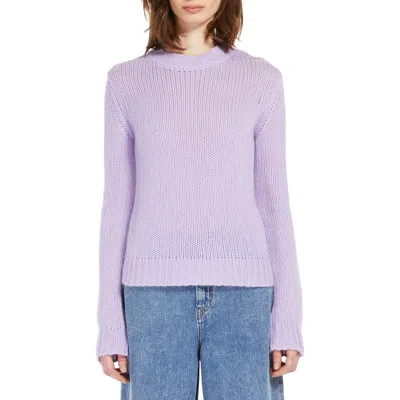 Max Mara Dalida Cashmere Crewneck Sweater In Lilac