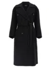 Max Mara 's 'dalila' Coat In Black