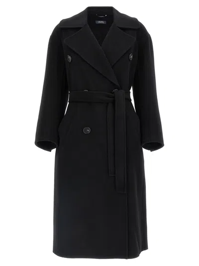 Max Mara 's 'dalila' Coat In Black