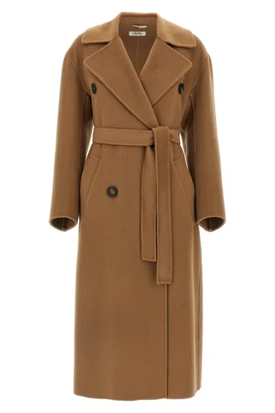 Max Mara 'dalila' Coat In Brown