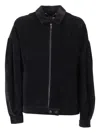Max Mara Damara Zip Jacket In Black