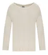 Max Mara Dandy Beige Crewneck Sweater