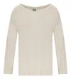 Max Mara Dandy Beige Crewneck Sweater