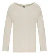 Max Mara Dandy Beige Crewneck Sweater